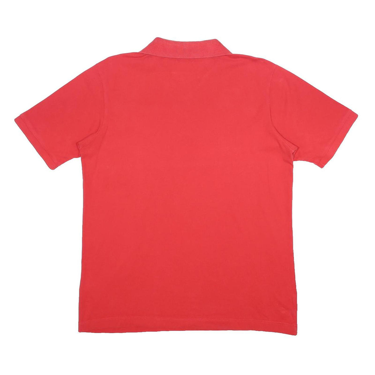 KAPPA Mens Red Cotton Polo Shirt XL Short Sleeve Plain Soft Comfortable