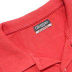 KAPPA Mens Red Cotton Polo Shirt XL Short Sleeve Plain Soft Comfortable