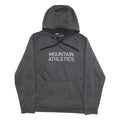 THE NORTH FACE Mens Grey Pullover Hoodie L Mountain Athletics Logo Sweatshirt