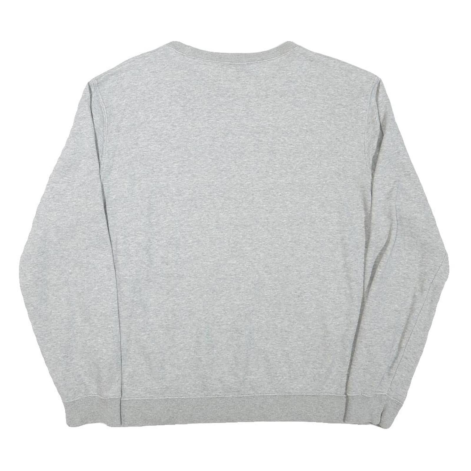 CHAMPION Mens Grey Crew Neck M Sweatshirt Cotton Blend Casual Pullover