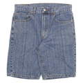 LEVI'S Mens Denim Blue Shorts XL W32 Classic Cotton Blend Casual Pockets