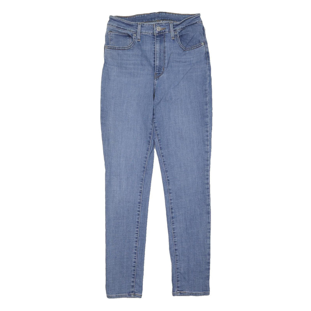 LEVI'S Womens Jeans Blue Slim Skinny Denim Light W28 L30 Button Closure
