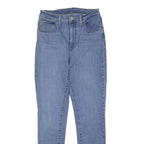 LEVI'S Womens Jeans Blue Slim Skinny Denim Light W28 L30 Button Closure