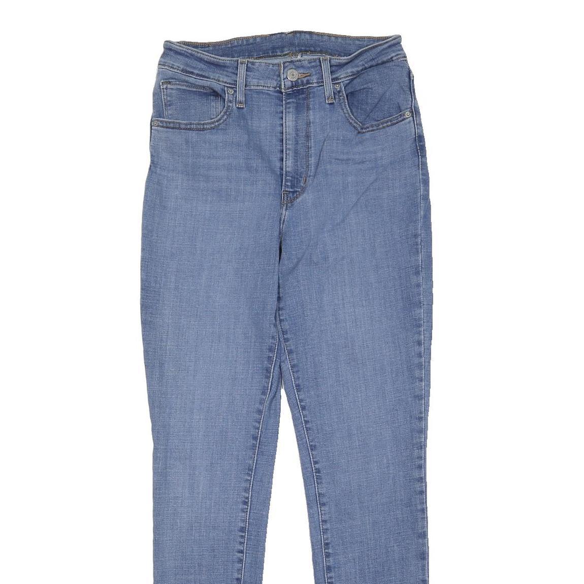 LEVI'S Womens Jeans Blue Slim Skinny Denim Light W28 L30 Button Closure
