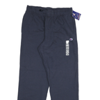 CHAMPION Mens Joggers Navy Blue Relaxed Tapered L W30 L32 Cotton Blend