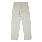 COLUMBIA Womens Regular Beige Polyester Blend Zip Trousers W31 L30 Outdoor