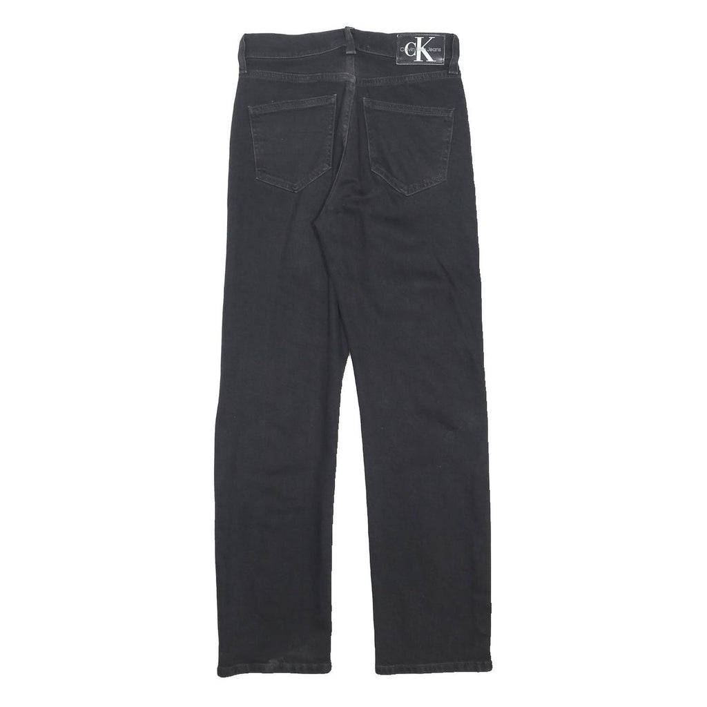 Calvin Klein Womens Jeans Black Regular Straight Denim W27 L29 Classic Style