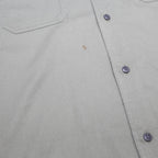 WRANGLER Mens Green Cotton Blend Shirt L Long Sleeve Buttoned Workwear Casual