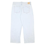 HOLLISTER Womens Jeans Blue Relaxed Wide-Leg Denim Light W36 L29 Heart