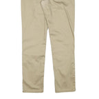 LEVI'S Mens Cotton Blend Beige Slim Straight Trousers W31 L31 Classic Zip Casual