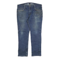 CARHARTT Mens Relaxed Straight Denim Blue W38 L30 Casual Workwear Zip Jeans
