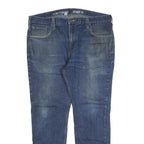 CARHARTT Mens Relaxed Straight Denim Blue W38 L30 Casual Workwear Zip Jeans