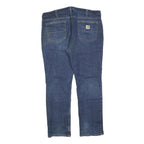 CARHARTT Mens Relaxed Straight Denim Blue W38 L30 Casual Workwear Zip Jeans