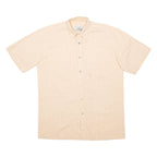 NEW CLASSIC Mens Shirt Orange Striped M