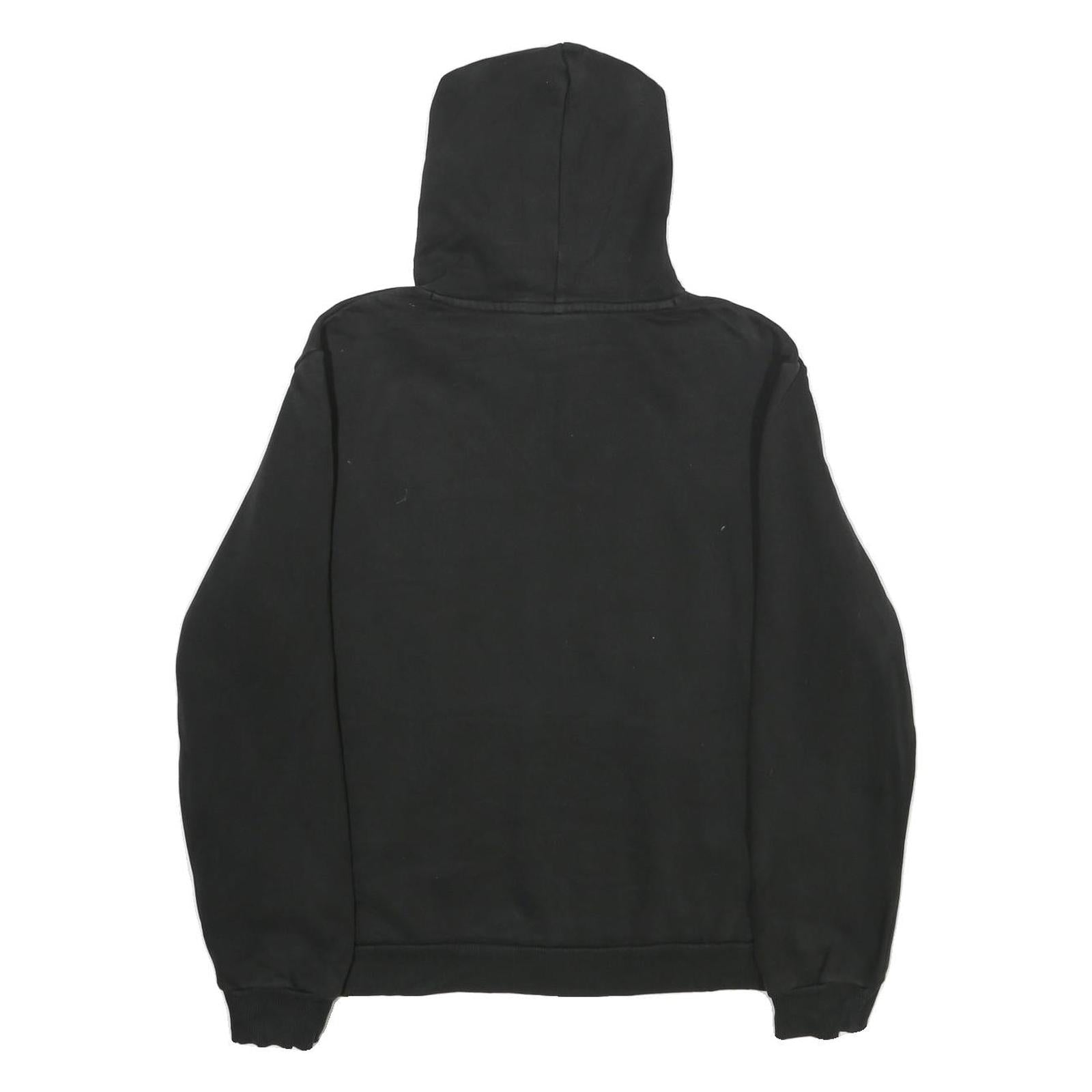 PUMA Mens Black Cotton Hoodie M Pullover Long Sleeve Casual Sweatshirt