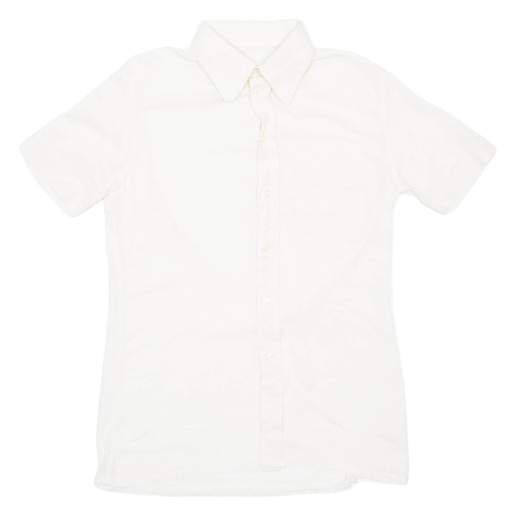 Mens Plain Shirt Beige S
