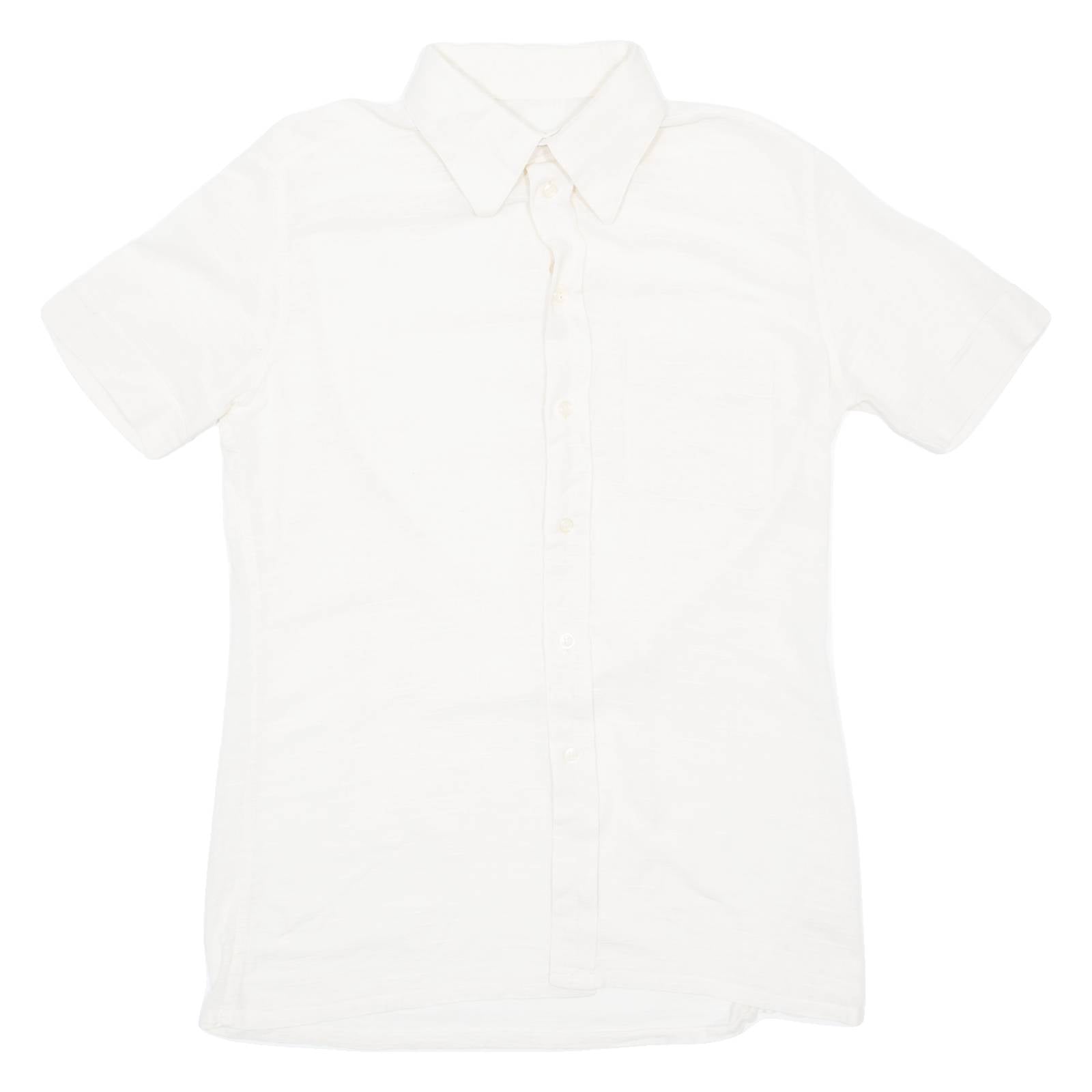 Mens Plain Shirt Beige S
