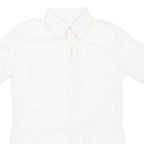 Mens Plain Shirt Beige S