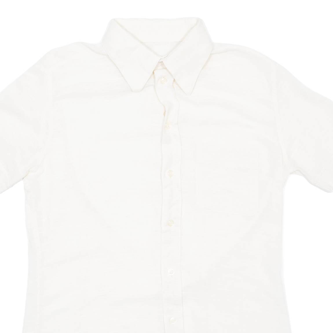 Mens Plain Shirt Beige S