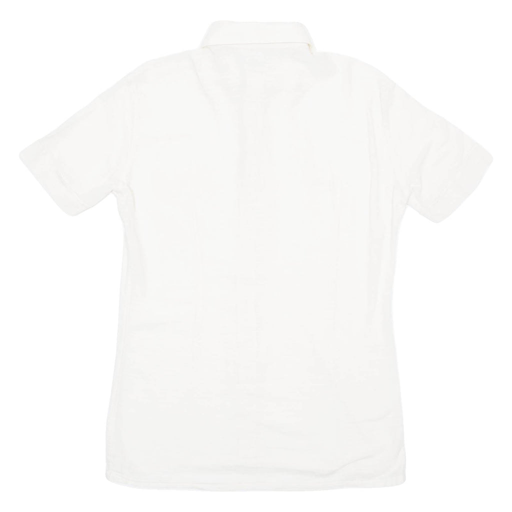 Mens Plain Shirt Beige S