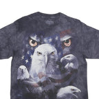 THE MOUNTAIN Mens Black Graphic T-Shirt M Short Sleeve Crew Neck Eagle Print