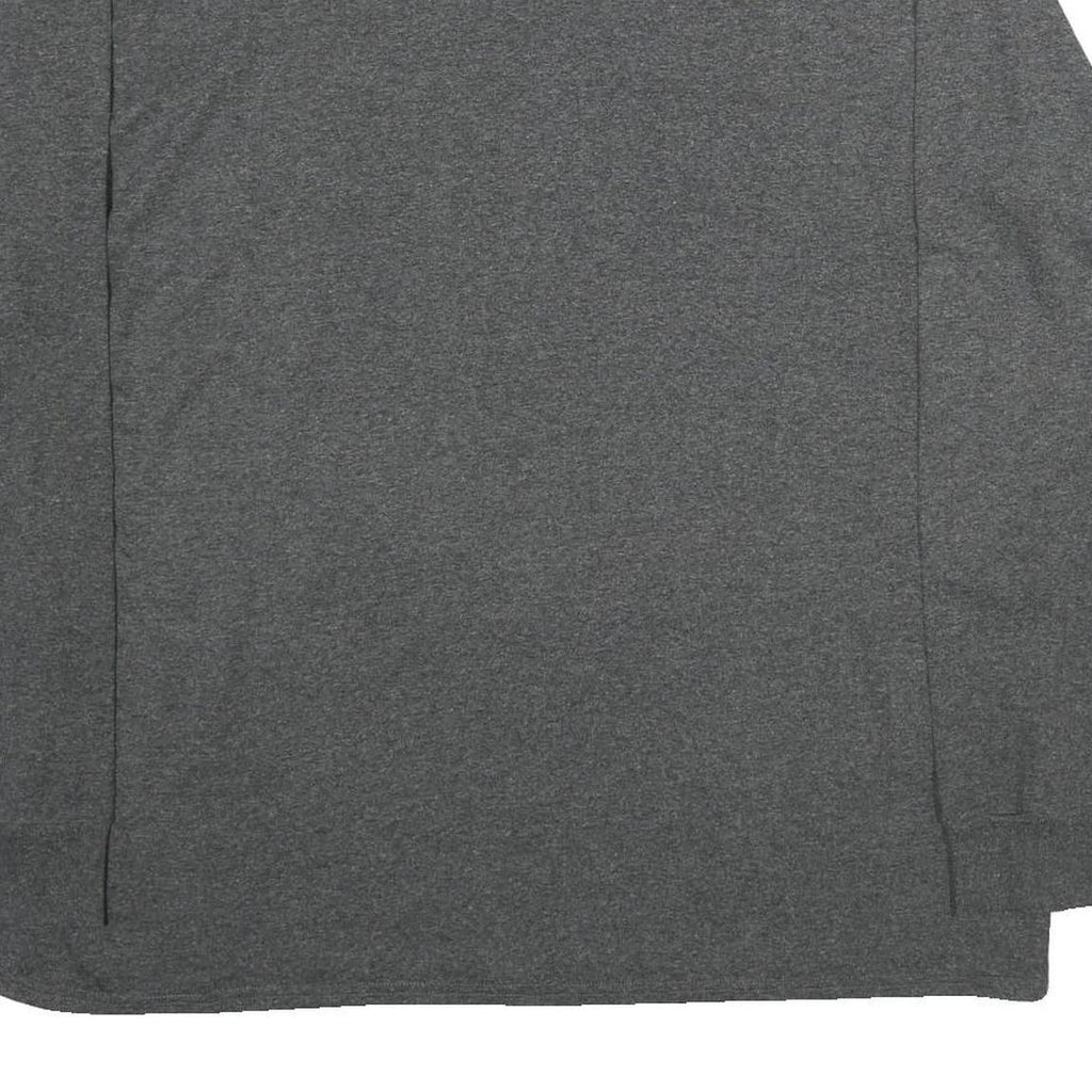 MAJESTIC Mens Grey Vikings Football Long Sleeve Crew Neck Cotton T-Shirt 2XL