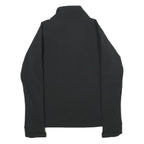 KAPPA Womens Black Jacket S Polyester Blend Plain Zip Athletic Sport Casual