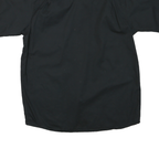 WRANGLER Mens Black Cotton Blend Short Sleeve Shirt L Casual Utility Workwear