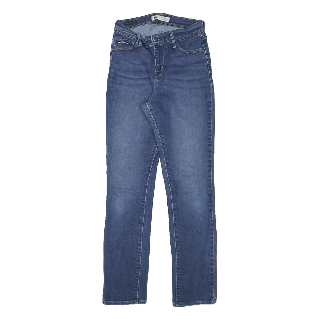 LEVI'S 512 Tapered Womens Jeans Blue Slim Tapered Denim Medium W26 L30 Stylish