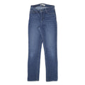 LEVI'S 512 Tapered Womens Jeans Blue Slim Tapered Denim Medium W26 L30 Stylish