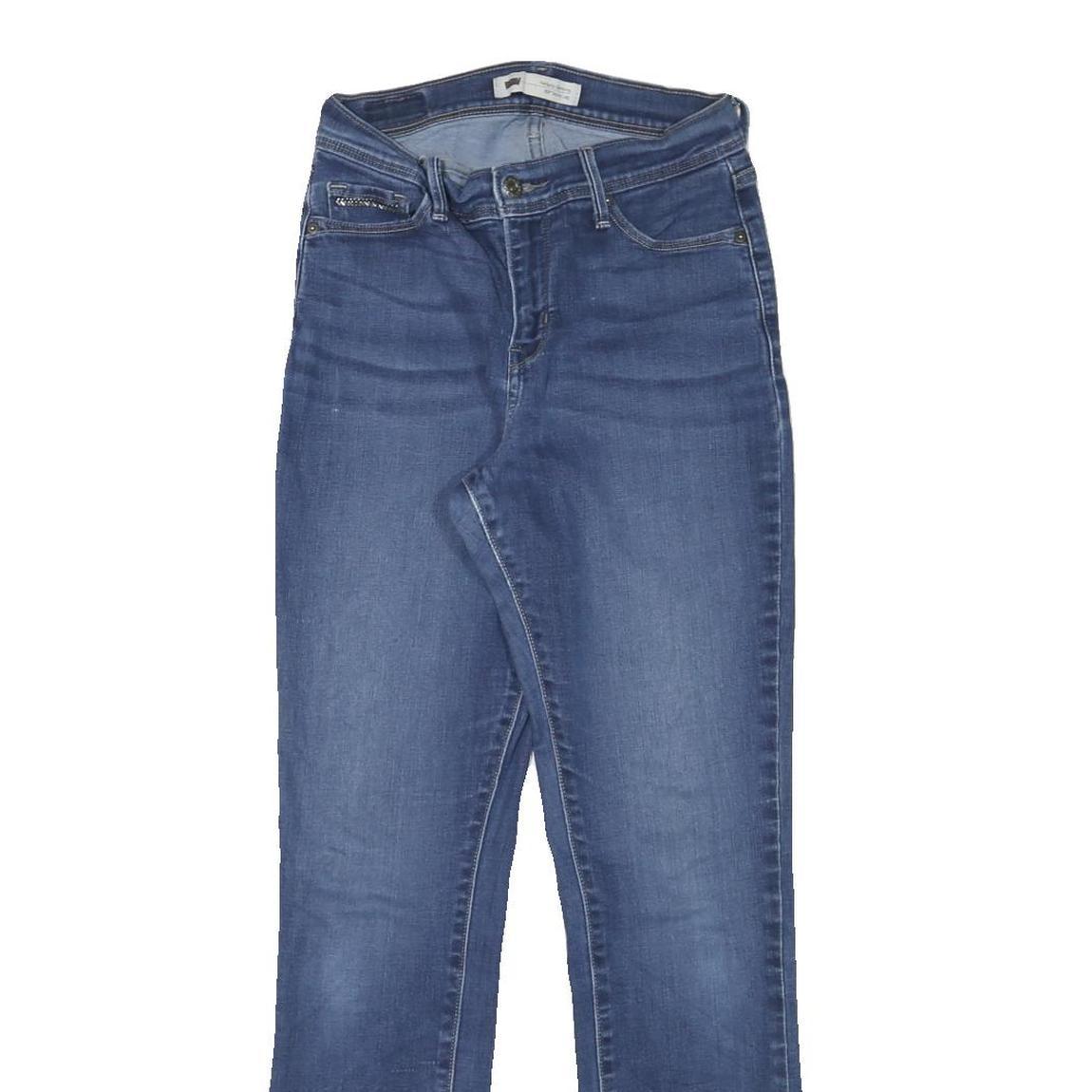 LEVI'S 512 Tapered Womens Jeans Blue Slim Tapered Denim Medium W26 L30 Stylish
