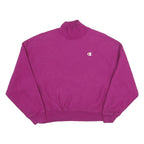 CHAMPION Womens Purple Sweatshirt Crew Neck M Cotton Blend Casual Pullover