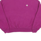 CHAMPION Womens Purple Sweatshirt Crew Neck M Cotton Blend Casual Pullover