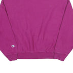 CHAMPION Womens Purple Sweatshirt Crew Neck M Cotton Blend Casual Pullover