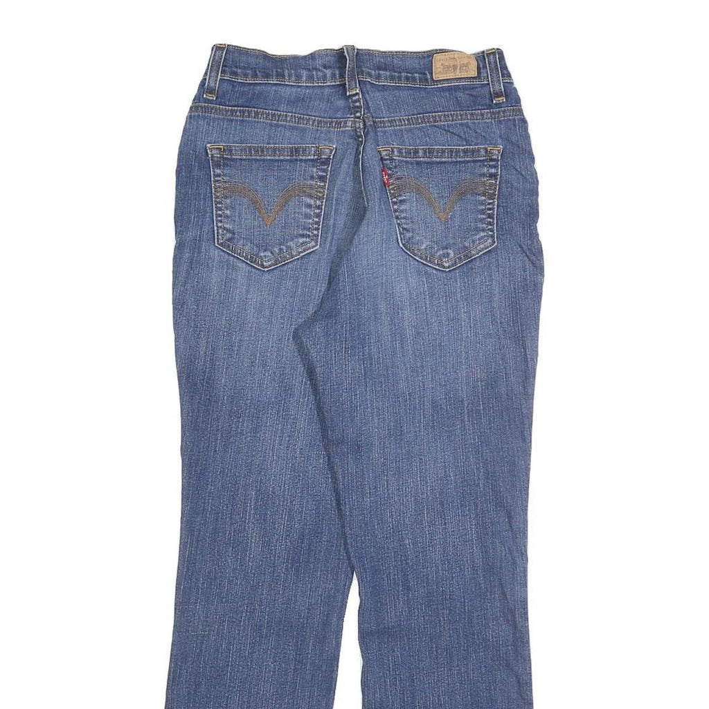 LEVI'S 512 Tapered Womens Jeans Blue Slim Denim Medium W26 L28 Stretch Comfort