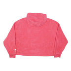 PUMA Womens Pink Hoodie XL Oversized Long Sleeve Pullover Casual Sweatshirt