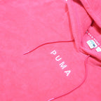 PUMA Womens Pink Hoodie XL Oversized Long Sleeve Pullover Casual Sweatshirt