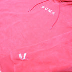 PUMA Womens Pink Hoodie XL Oversized Long Sleeve Pullover Casual Sweatshirt
