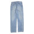 LEVI'S 501 Mens Jeans Blue Regular Straight Denim Medium W26 L29 Button Closure