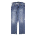 LEVI'S 511 Slim Mens Jeans Blue Slim Straight Denim Medium W34 L32 Slim Fit Zip