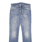 LEVI'S 511 SLIM Mens Jeans Blue Slim Straight Denim Medium W31 L34 Zip Casual