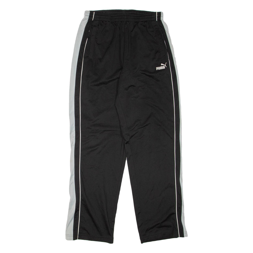 PUMA Mens Track Pants Black Straight M W30 L32