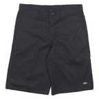 DICKIES Mens Shorts Black Casual L W34 Workwear Cotton Blend Comfortable