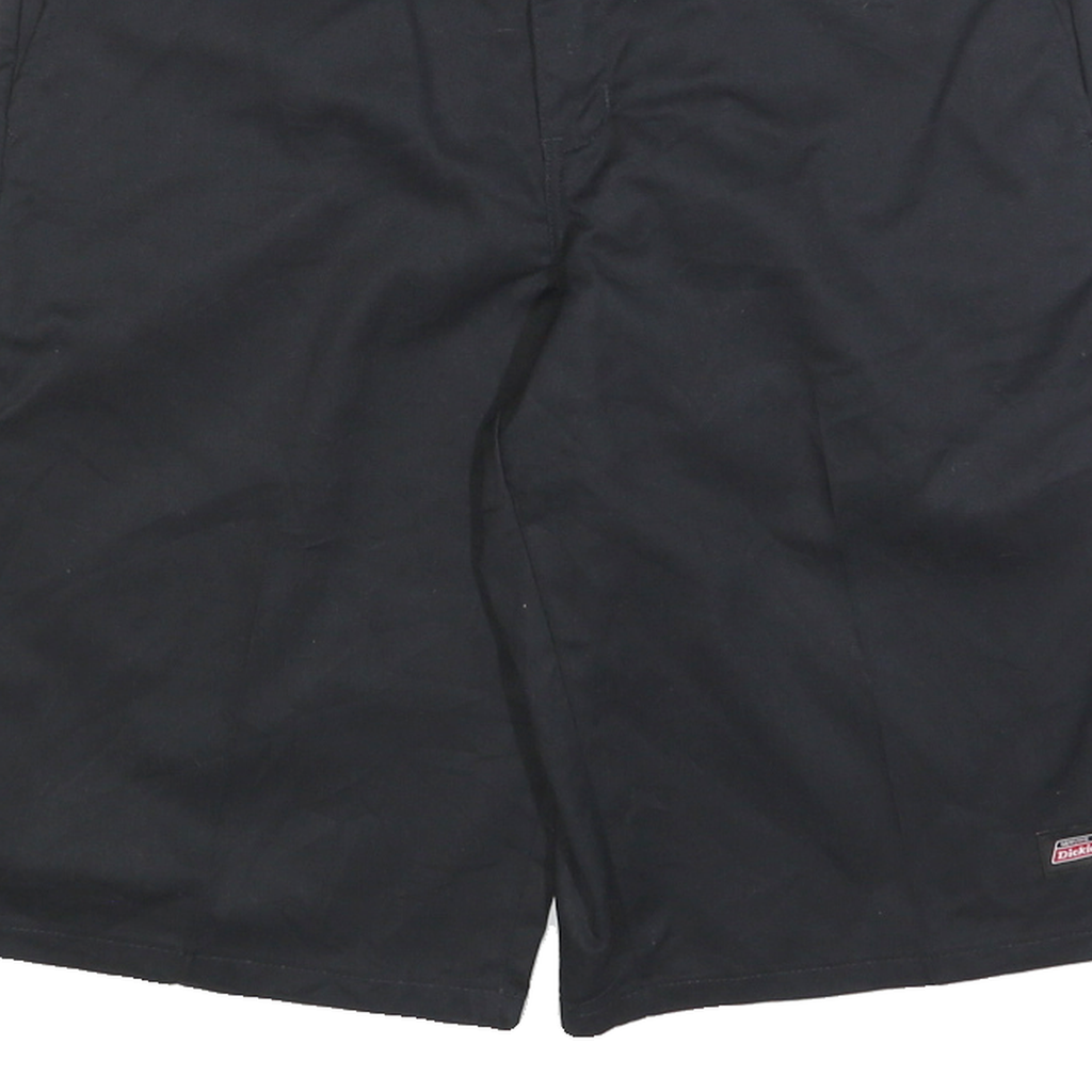 DICKIES Mens Shorts Black Casual L W34 Workwear Cotton Blend Comfortable