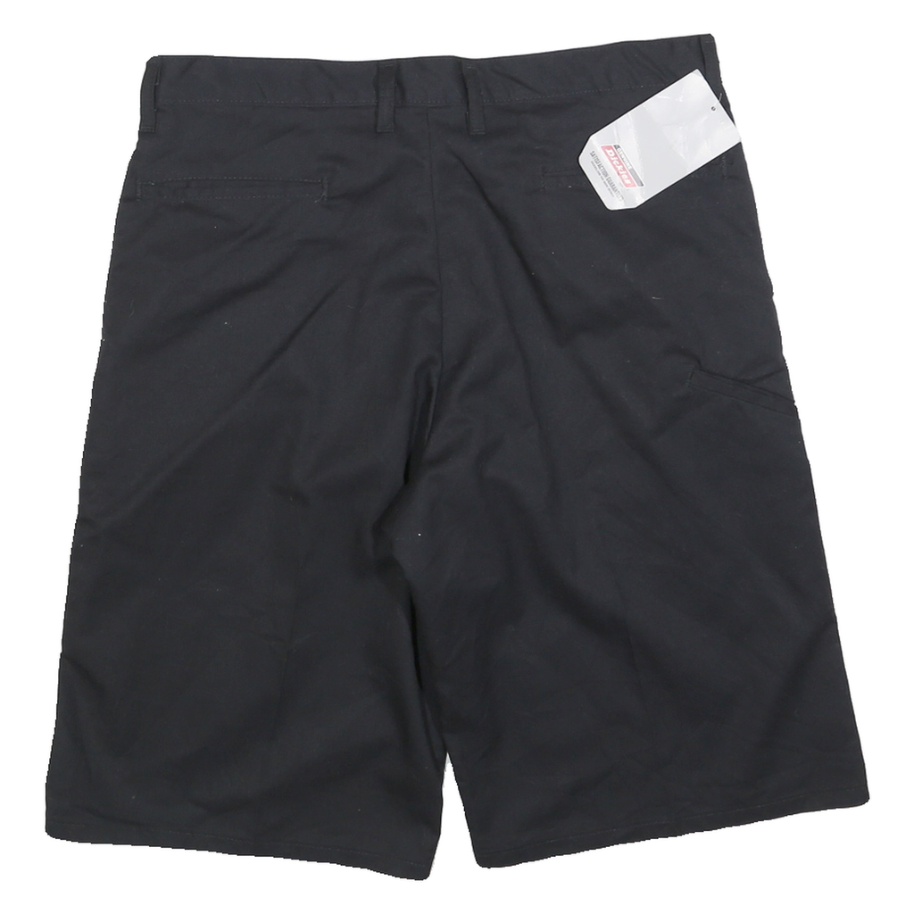 DICKIES Mens Shorts Black Casual L W34 Workwear Cotton Blend Comfortable