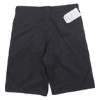DICKIES Mens Shorts Black Casual L W34 Workwear Cotton Blend Comfortable