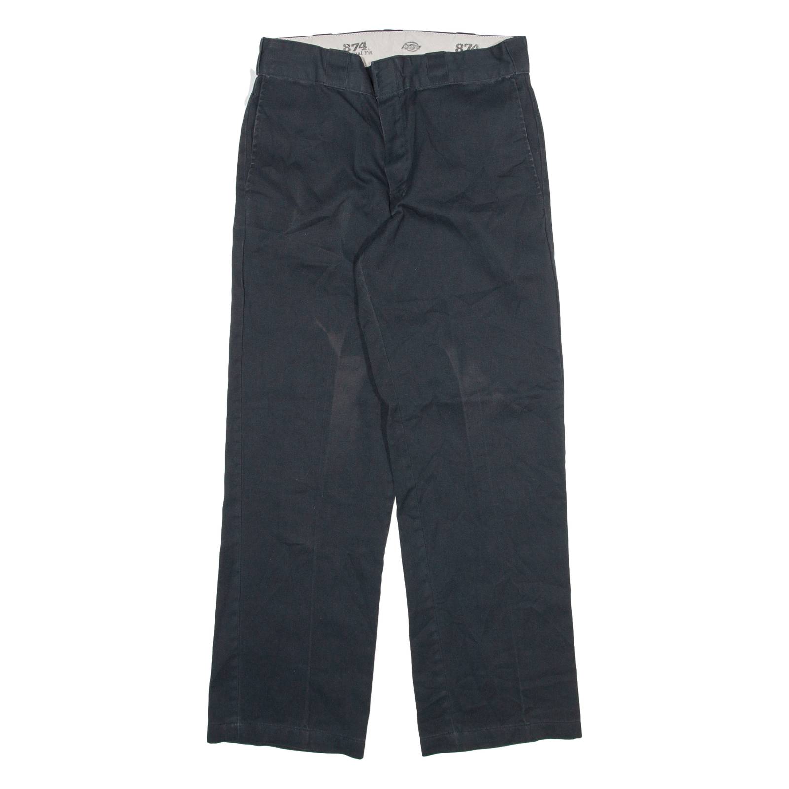 DICKIES 874 Workwear Mens Trousers Blue Regular Straight W29 L28