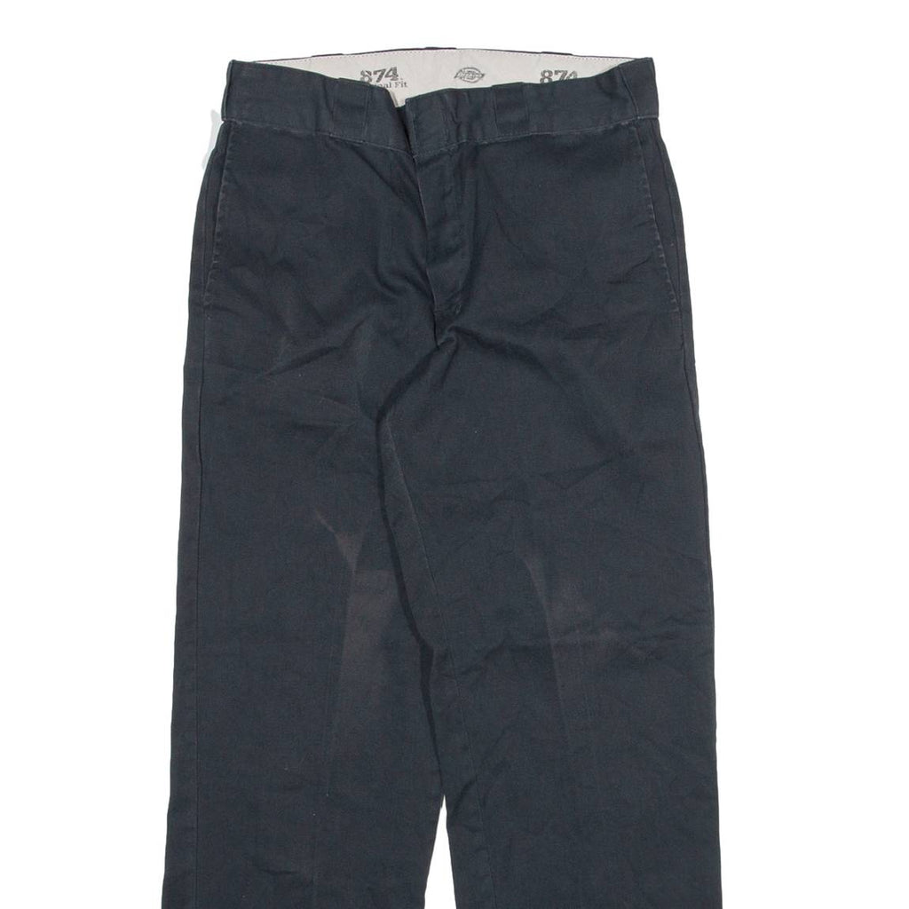 DICKIES 874 Workwear Mens Trousers Blue Regular Straight W29 L28