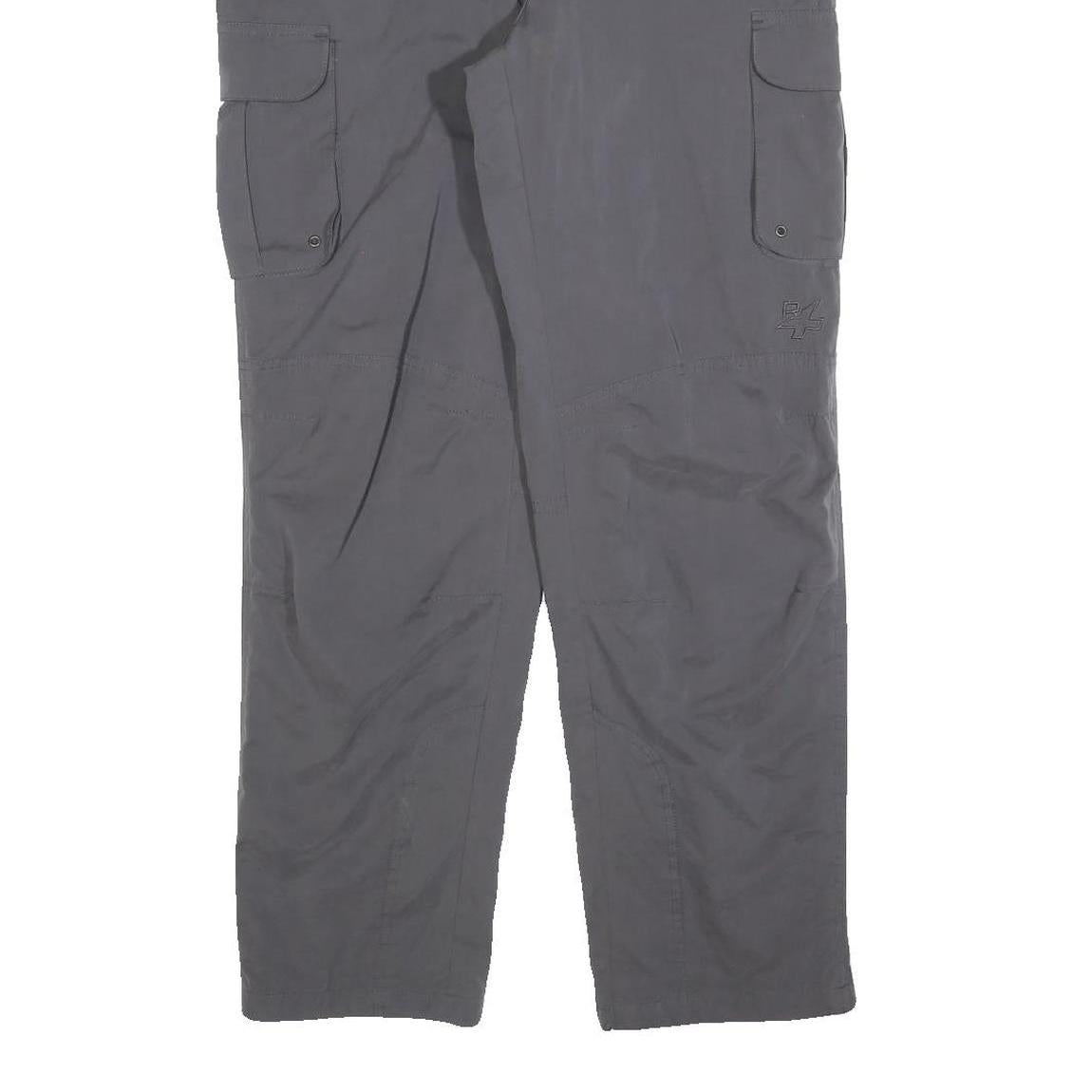 RODEO TECWEAR Lined Womens Grey Polyester Blend Regular Cargo Trousers W26 L30