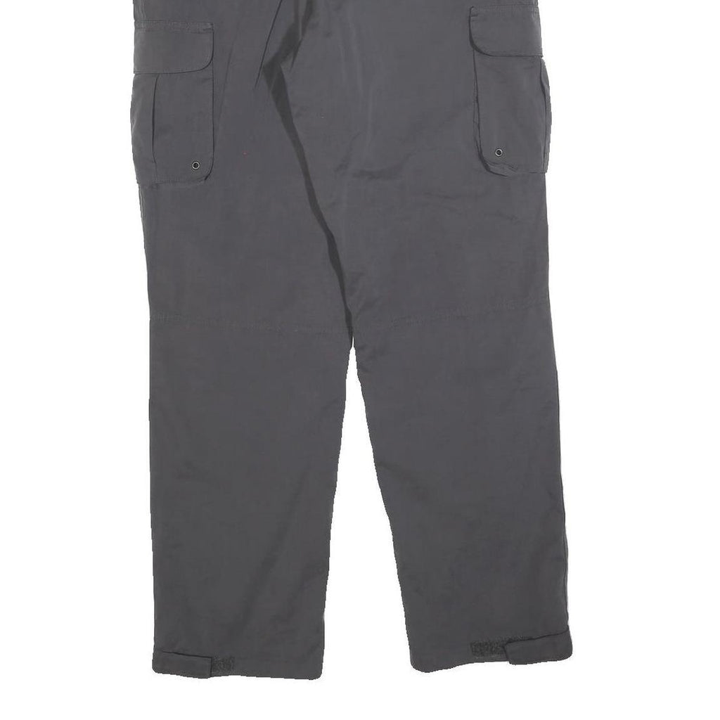 RODEO TECWEAR Lined Womens Grey Polyester Blend Regular Cargo Trousers W26 L30